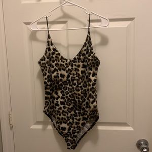 Leopard print body suit!
